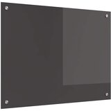  Kuhinjski zid Tamno siva 80 x 60 cm Staklo otporno na udarce | Shoptok.si