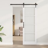 vidaXL Notranja vrata z steklom "ORKDAL" bela 73,5x211x4 cm Cene