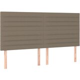 Maison Chic Posteljno vzglavje - Vzglavna omarica 4 kosa taupe 100x5x78/88 cm blago, (22076917) Cene