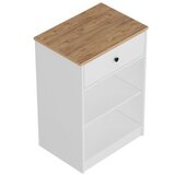 Hanah home višenamenski ormar latte white atlantic pine | ePonuda.com