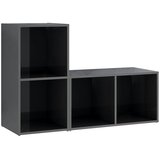 TV ormarići 2 kom sjajni sivi 72x35x36,5 cm konstruirano drvo | shoptok.hr