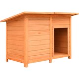 vidaXL Pasja uta trdna borovina in les jelke 120x77x86 cm | Shoptok.si