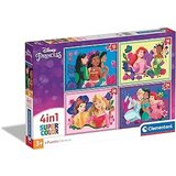 Clementoni puzzle 4 u 1 disney princess ( CL21517 )
