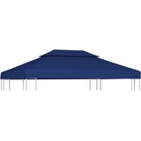  Pokrov za sjenicu s 2 razine 310 g/m² 4 x 3 m plavi | shoptok.hr