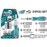 Total 24-delni set izvijačev (TACSD30246) | Shoptok.si