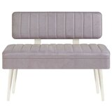 Woody Fashion trpezarijska klupa Vina 0701 1 WhiteGrey Cene