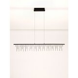 Nova Luce Aluminijasta LED zatemnitvena viseča svetilka v sijajno srebrni barvi Stellar – | Shoptok.si
