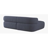 Micadoni Temno modra kotna sedežna garnitura iz tkanine bouclé (levi kot/z ležalnikom) Jenny – | Shoptok.si