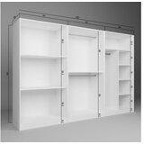Hanah home ormar bele boje lucas 1600 89 | ePonuda.com