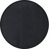  Okrugli tepih crni 80 cm bambus | shoptok.hr