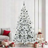 vidaXL Umjetno božićno drvce s nogom with LEDs s stalakom 240cm PVC | shoptok.hr