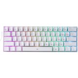 Redragon DRAGONBORN K630 RGB WHITE RED SWITCH mehanska tipkovnica bele barve | Shoptok.si