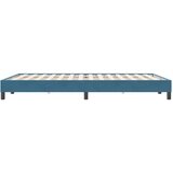  posteljni okvir brez vzmetnice temno modra 140x220 cm žamet, (21829316) | Shoptok.si