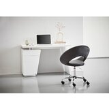 Hom`in pisalna miza kovina, leseni material bela, barve kroma | Shoptok.si