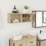  Kupaonski zidni ormarić sonoma hrast 80x25x30 cm izrađeno drvo Cijene