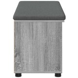  Haldna klop z blazino Enobarvno Siva Sonoma 100 x 38 x 46 cm, (5000160704) | Shoptok.si