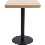 Bistro stol svjetlosmeđi 60 x 60 cm MDF | shoptok.hr