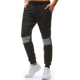DStreet Spodnie męskie dresowe camo czarne | shoptok.hr