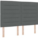  LED Box Spring Krevet Tamno siva 140 x 190 cm tkanina | shoptok.hr