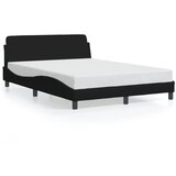 Furnova Posteljni okvir brez vzmetnice črn 140x200 cm blago, (21942886) | Shoptok.si