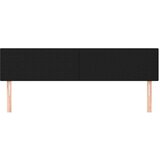  Posteljno vzglavje 2 kosa črn 90x5x78/88 cm blago, (20794164) | Shoptok.si