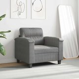 vidaXL Fotelj temno siv 60 cm tkanina iz mikrovlaken | Shoptok.si