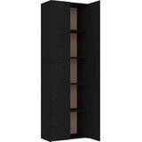  Uredski ormarić crni 60 x 32 x 190 cm od konstruiranog drva | Eponuda.com