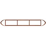  Povišeni vrtni krevet Otporni čelik 300 x 40 x 40 cm Čelik | Eponuda.com