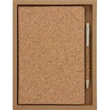  Notesnik+kemični svinčnik darilni set eko cork PROMOCIJA | Shoptok.si