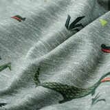  Dječja topla majica svijetla kaki prošarana 140 | shoptok.hr