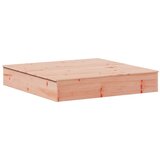  The Living Store Peskovnik s pokrovom 111x111x19,5 cm trden les douglas - Peskovnik, (21455500) | Shoptok.si