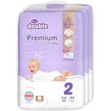 Violeta pelene Premium Cotton Double Care sa maramicama Water veličina 2 XXL 3pack, mjesečno pakiranje | shoptok.hr