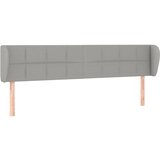 Maison Chic vzglavna omarica - nočna omarica - posteljna omarica z ušesi svetlo sivo 203x23x78/88 cm blago, (21709364) Cene