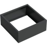 ADEZZ Korito za rastline Carrez iz aluminija - kvadratno / brez dna - 100 x 100 x 40 cm | Shoptok.si