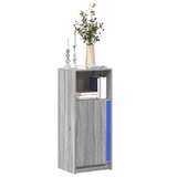 vidaXL Komoda s LED svjetlima boja hrasta sonome 42,5x34x100 cm drvena | shoptok.hr