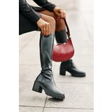 VINCEZA Knee High Eco Leather Heeled Boots Cijene