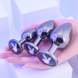Playboy - analni dildo set - 3 dijela (srebrni) | shoptok.hr