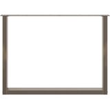  Noge za blagovaonski stol U-oblik 2 kom Prirodni čelik 100 x (72-73) cm Čelik | Eponuda.com