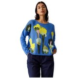 SKFK Puloverji Sweat Aiare-Gots - Blue Modra Cene