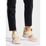 Shelvt Women's beige sneakers with a hidden wedge | shoptok.hr