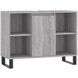 Maison Chic Kopalniška omarica - Kopalniški kabinet siva sonoma 80x33x60 cm inženirski les, (21794605) Cene