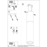  Stropna svetilka PABLO bela, (21347734) | Shoptok.si