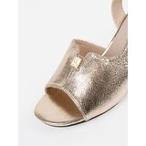 GOODIN Suede heeled sandals gold | Shoptok.si