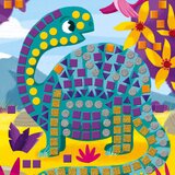 Janod otroški studio maxi - mozaik - dinozavri | Shoptok.si