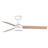 Faro 34295WT1S - LED prigušiva ventilator RUDDER S 18W/230V CCT, prečnik 106 cm, bež./b. WT + daljinski upravljač | Eponuda.com