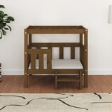 Krevet za pse boja meda 75,5 x 63,5 x 70 cm od masivne borovine | shoptok.hr