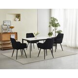  JORK360 Stolica - crni baršun / crne noge x 2 | shoptok.hr