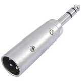 Omnitronic 30226455 XLR adapter [1x XLR vtič 3-polni - 1x klinken vtič 6.3 mm (stereo)] srebrna, (20428066) Cene