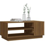  Stolić za kavu smeđa boja hrasta 102x55x43 cm konstruirano drvo | Shoptok.si