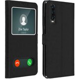 AVIZAR Dvojna zašcitna torbica z ucinkom teksture - crna str. Huawei P30, (20600152) | Shoptok.si